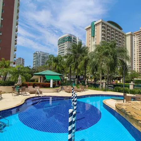 Barra Da Tijuca - 508 - De Frente Para Maravilhosa Piscina - Estacionamento Gratuito - Academia Comphania Atletica - Balsa Para Praia Gratis - Microondas - Geladeira Grande - Recepcao 24Horas - Wi-Fi - Com Pia Rio de Janeiro Exterior photo