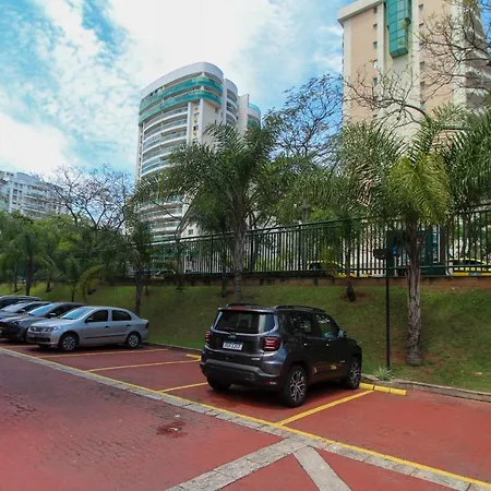 Barra Da Tijuca - 508 - De Frente Para Maravilhosa Piscina - Estacionamento Gratuito - Academia Comphania Atletica - Balsa Para Praia Gratis - Microondas - Geladeira Grande - Recepcao 24Horas - Wi-Fi - Com Pia Rio de Janeiro Exterior photo