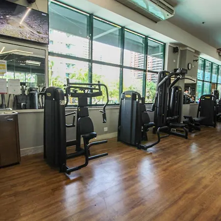 Barra Da Tijuca - 508 - De Frente Para Maravilhosa Piscina - Estacionamento Gratuito - Academia Comphania Atletica - Balsa Para Praia Gratis - Microondas - Geladeira Grande - Recepcao 24Horas - Wi-Fi - Com Pia Rio de Janeiro Exterior photo