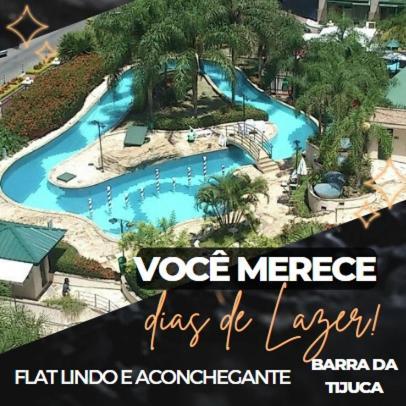Apartment Barra Da Tijuca - 508 - De Frente Maravilhosa Piscina - Estacionamento Gratuito - Academia Comphania Atletica - Balsa Gratis - Microondas - Geladeira Grande - Recepcao 24horas - Wi-fi - Com Pia
